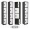 Adiroffice 12 in W, 12 in D, 72 in H, Steel ADI629-204-B-W-PKG-4 - alternate 1